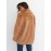 Women'S Plus-Size Elegant Plush Lapel Winter Jacket - Soft Brown/ - Open Front Coat with Classic Collar & Long Sleeves - All-Season Casual to Formal